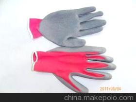 【【廠家直銷】安徽正和牌生產13針尼龍半浸膠乳膠出紋勞保手套】價格,廠家,圖片,防護手套,蚌埠市正和勞保用品-